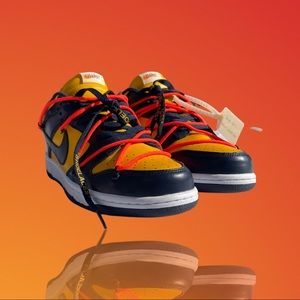 Offwhite university gld midnight nvy Nike dunk low